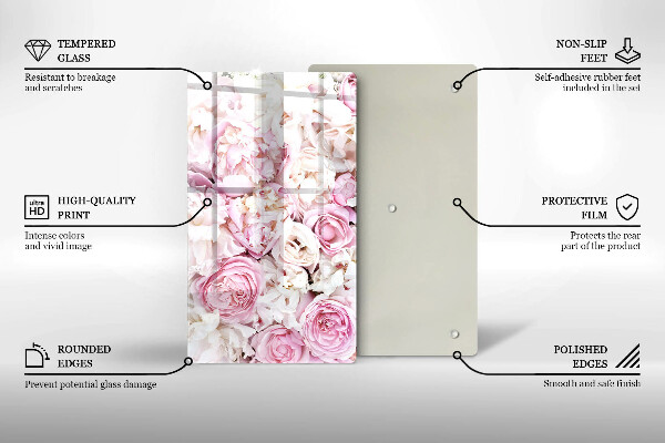 Copri piano induzione Mazzo di peonia