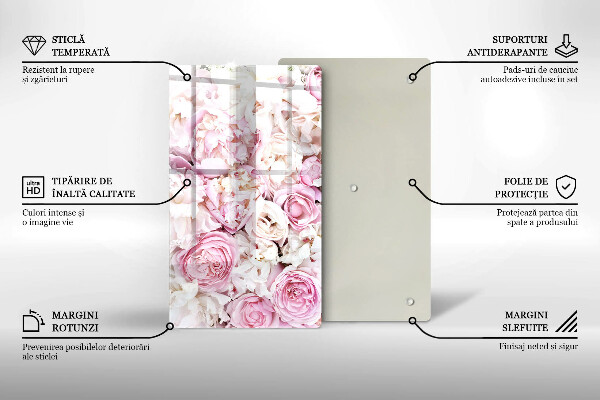 Copri piano induzione Mazzo di peonia