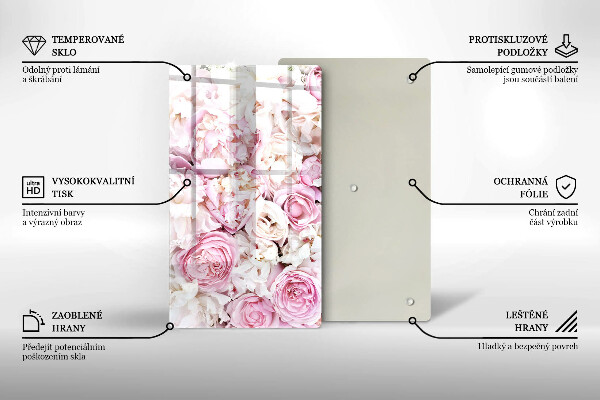 Copri piano induzione Mazzo di peonia