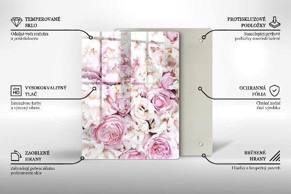 Copri piano induzione Mazzo di peonia