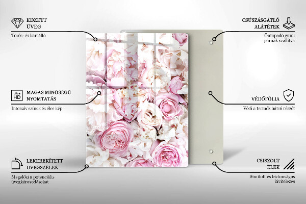 Copri piano induzione Mazzo di peonia