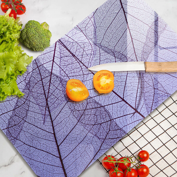 Copri piano induzione Foglie con venature