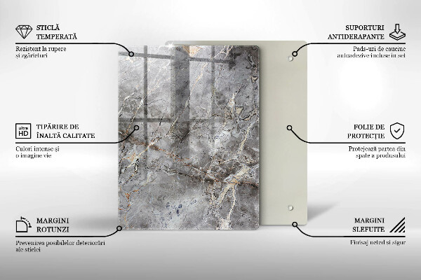 Copri fornello cucina Trama di pietra