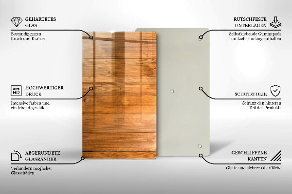 Copri fornello cucina Tavole di legno