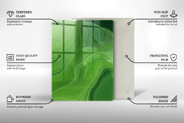 Copri fornello cucina Trama astratta