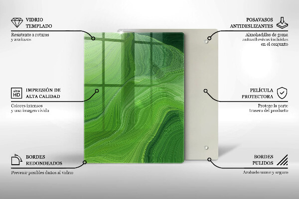 Copri fornello cucina Trama astratta