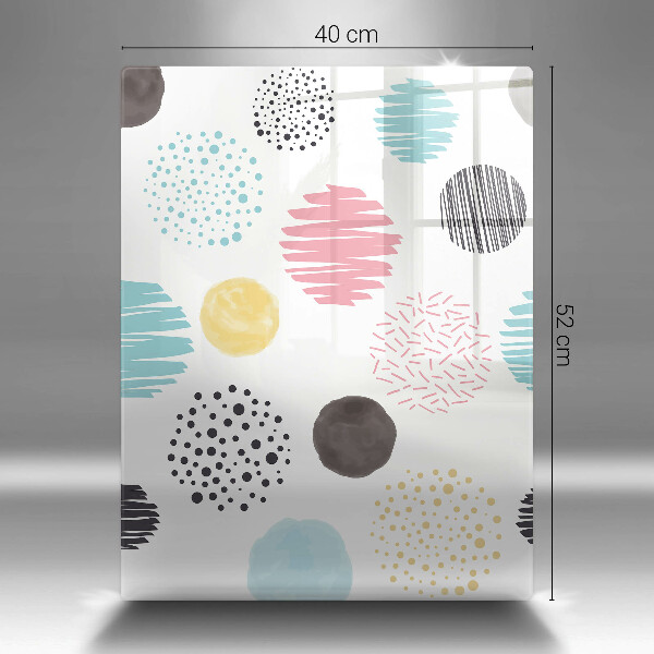 Copri fornello cucina Forme dipinte