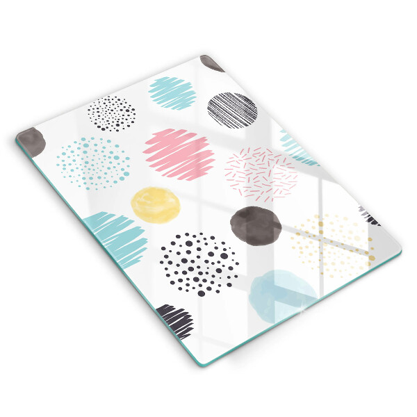 Copri fornello cucina Forme dipinte