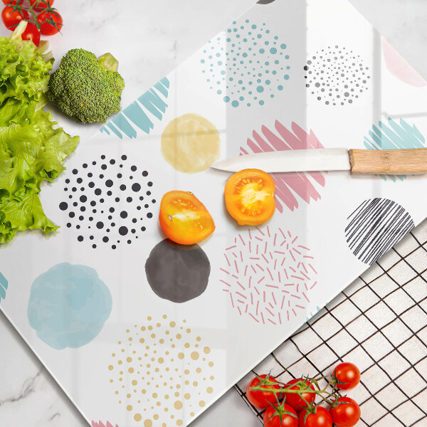 Copri fornello cucina Forme dipinte