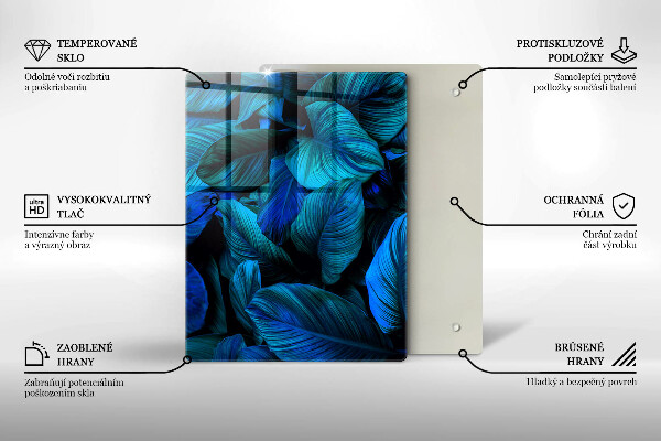 Copri fornello cucina Foglie della vegetazione della giungla