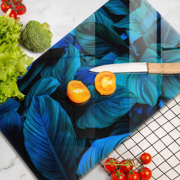 Copri fornello cucina Foglie della vegetazione della giungla