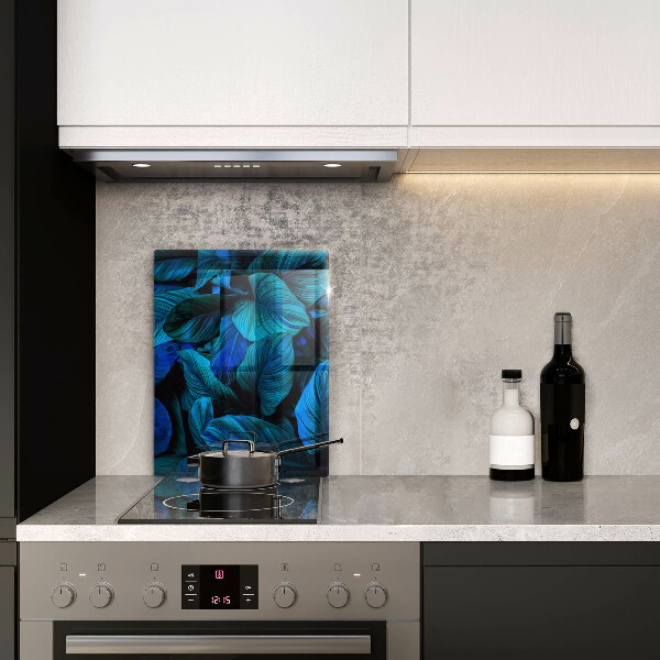 Copri fornello cucina Foglie della vegetazione della giungla