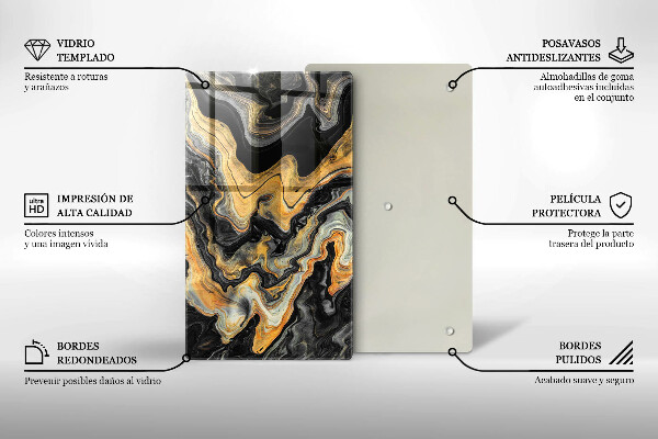 Copri fornello cucina Struttura astratta