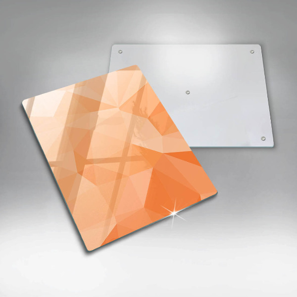 Copri fornello cucina Sfondo geometrico