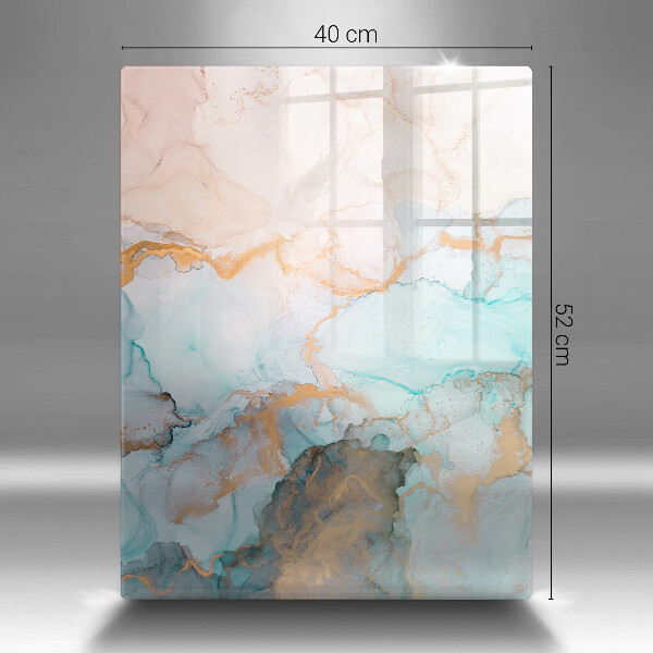 Copri fornello cucina Astrazione del marmo