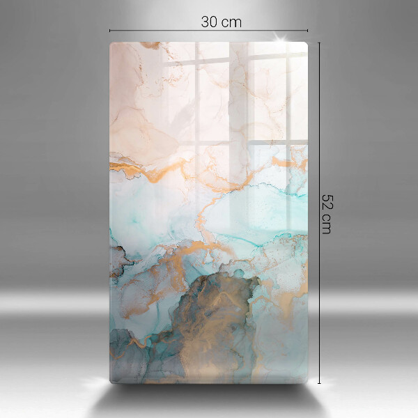 Copri fornello cucina Astrazione del marmo