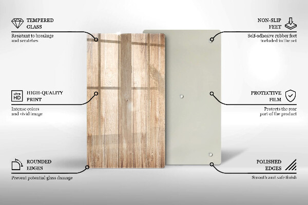 Copri fornello cucina Tavole di legno