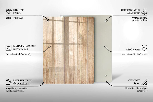 Copri fornello cucina Tavole di legno