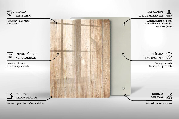 Copri fornello cucina Tavole di legno