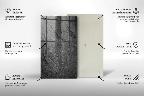 Copri fornello cucina Trama di pietra