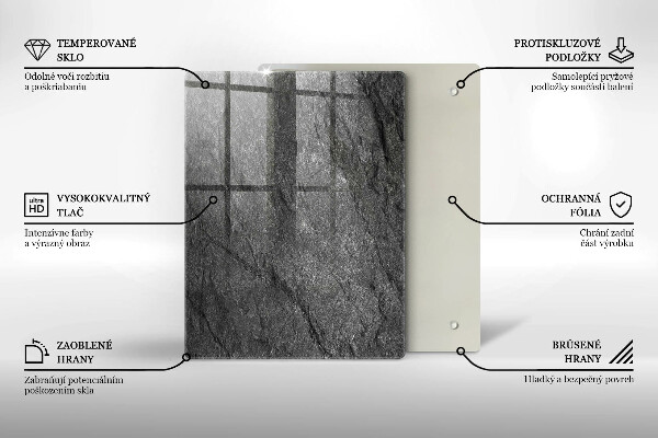 Copri fornello cucina Trama di pietra