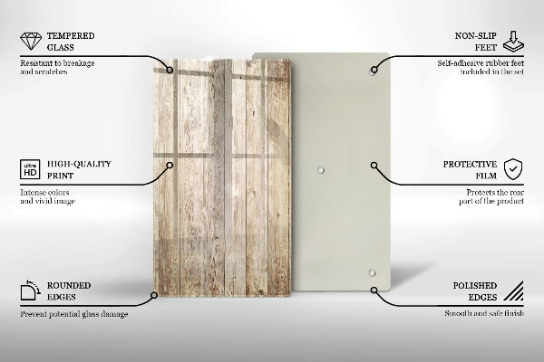 Copri fornello cucina Tavole di legno