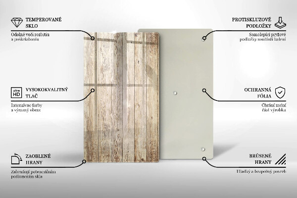 Copri fornello cucina Tavole di legno