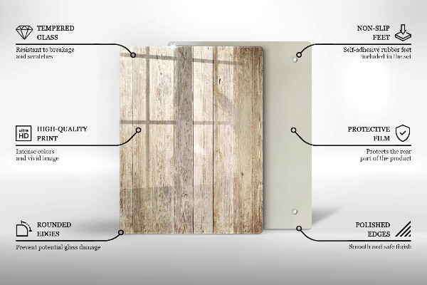 Copri fornello cucina Tavole di legno