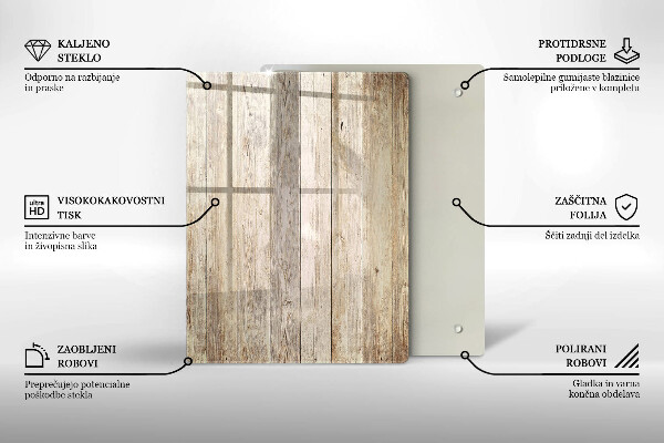 Copri fornello cucina Tavole di legno