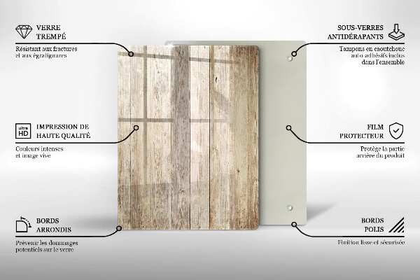 Copri fornello cucina Tavole di legno