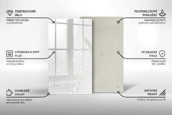 Copri fornello cucina Modello di linee moderne
