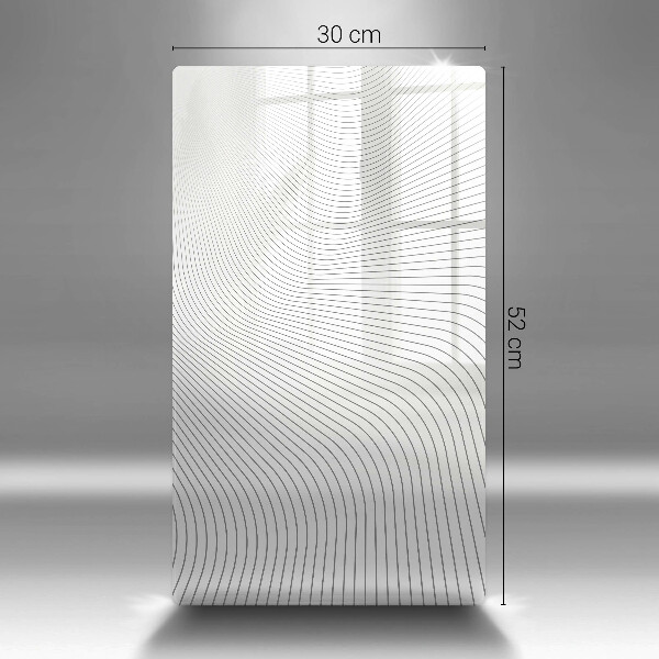 Copri fornello cucina Modello di linee moderne