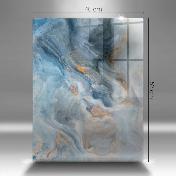 Copri fornello cucina Trama di marmo