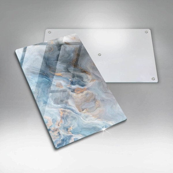 Copri fornello cucina Trama di marmo