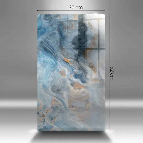 Copri fornello cucina Trama di marmo