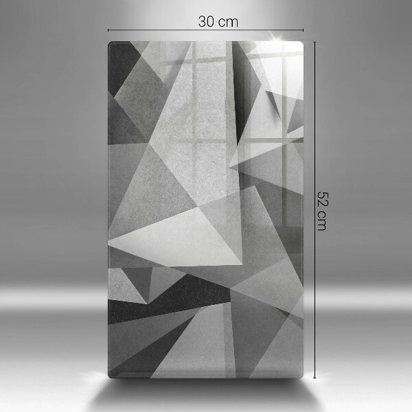 Copri piano induzione Astrazione tagliente concreta