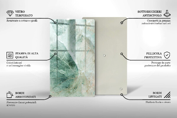 Copri piano induzione Struttura in pietra