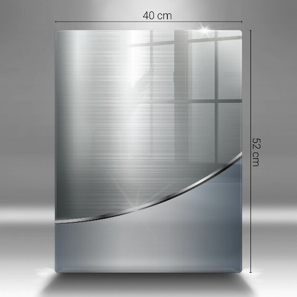 Copri piano induzione Modello di astrazione in metallo