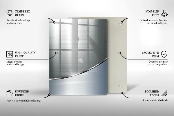 Copri piano induzione Modello di astrazione in metallo