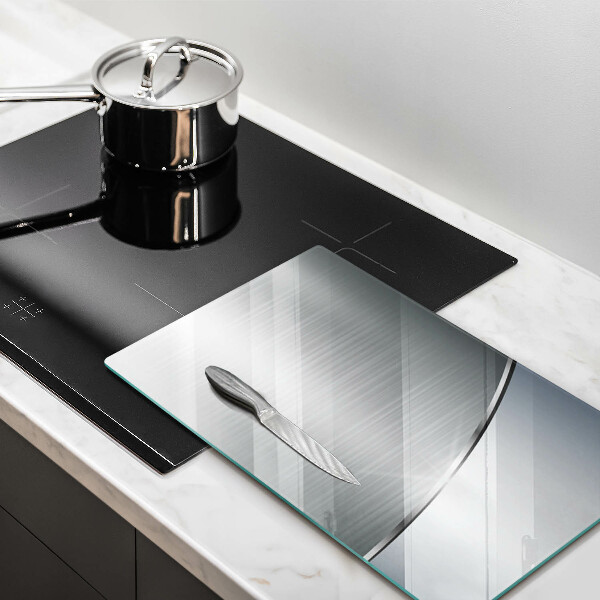 Copri piano induzione Modello di astrazione in metallo