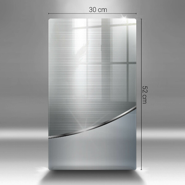 Copri piano induzione Modello di astrazione in metallo