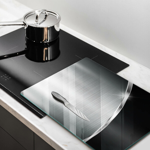 Copri fornello cucina Astrazione con metallo