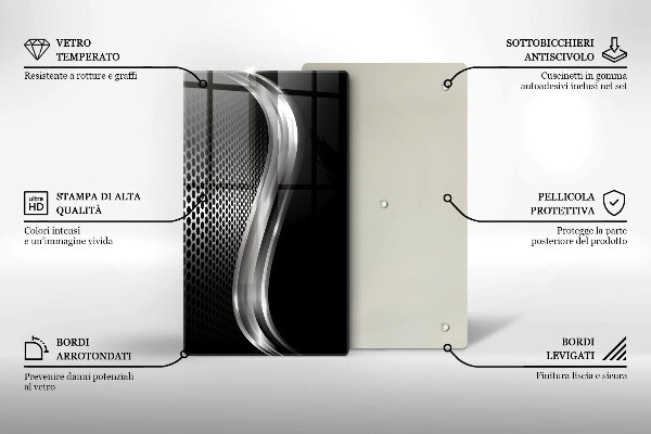 Copri piano induzione Struttura in metallo