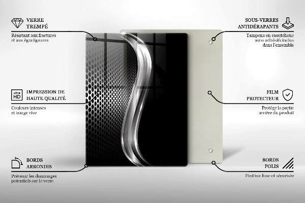 Copri piano induzione Struttura in metallo