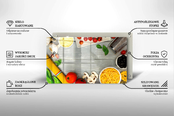 Copri piano cottura Cibo da cucina