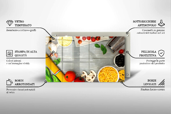 Copri piano cottura Cibo da cucina