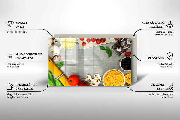 Copri piano cottura Cibo da cucina