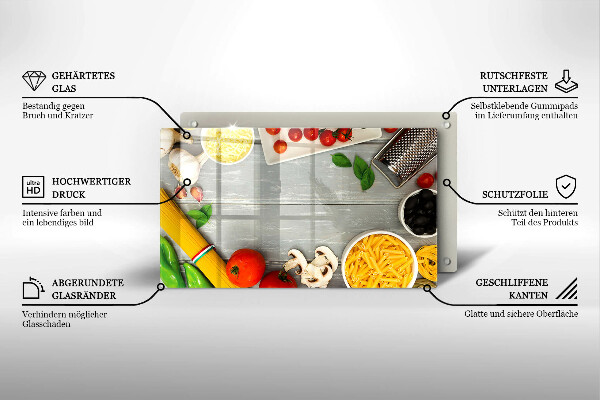 Copri piano cottura Cibo da cucina