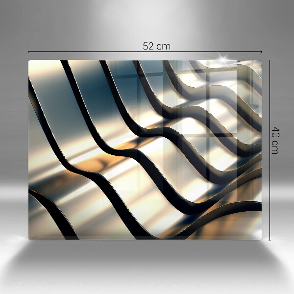 Copri piano cottura Forme metalliche 3D