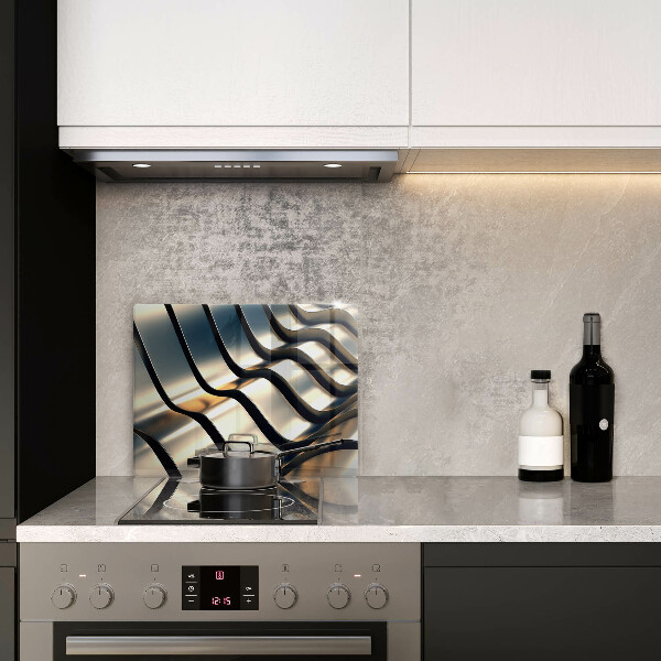 Copri piano cottura Forme metalliche 3D